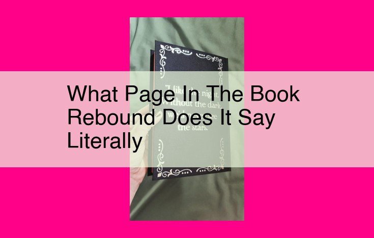 what page in the book rebound does it say literally