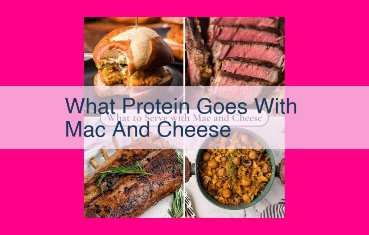 what protein goes with mac and cheese