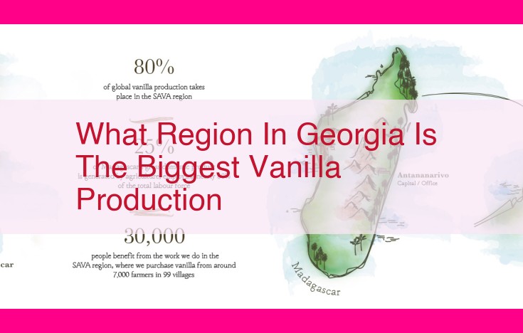 what region in georgia is the biggest vanilla production