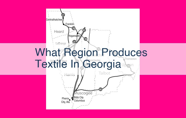 what region produces textile in georgia