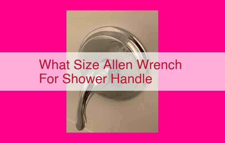 what size allen wrench for shower handle