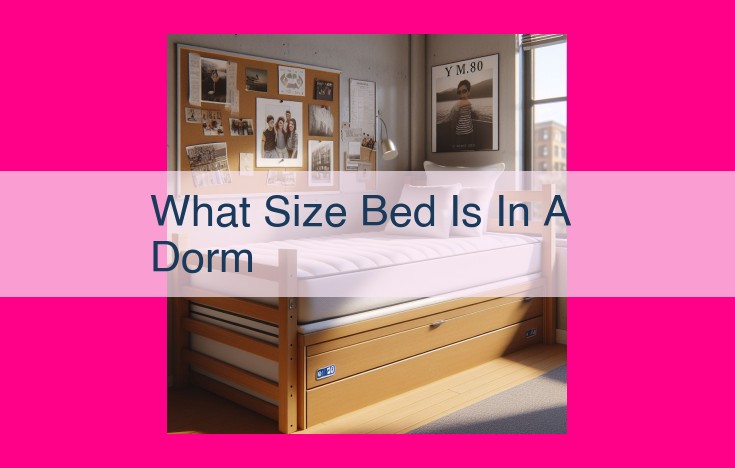 what size bed is in a dorm