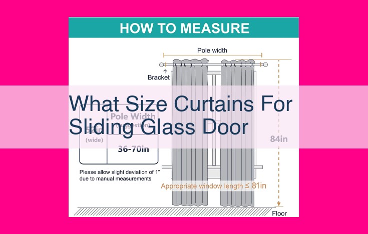 what size curtains for sliding glass door