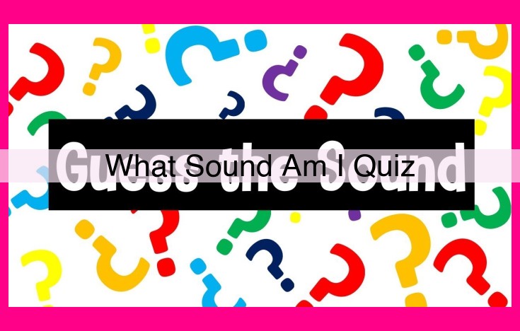 what sound am i quiz