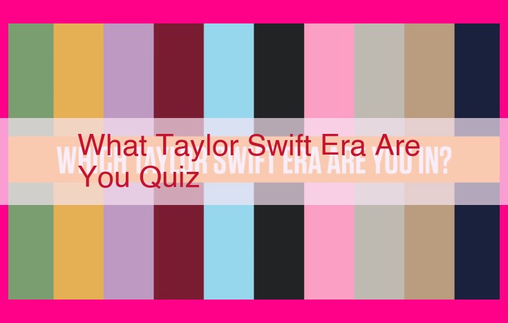 what taylor swift era are you quiz