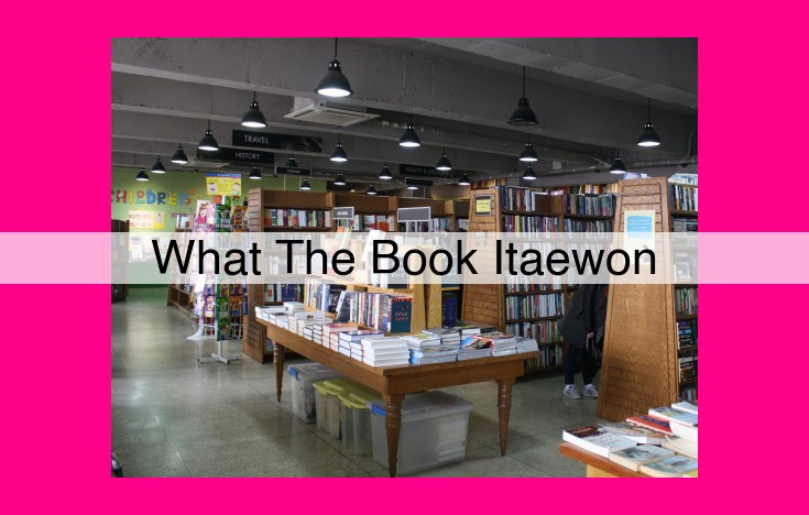 what the book itaewon