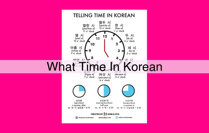 what time in korean