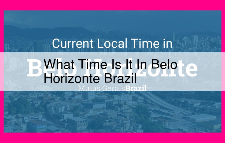 what time is it in belo horizonte brazil