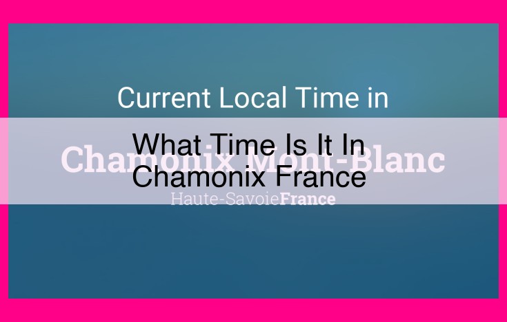 what time is it in chamonix france