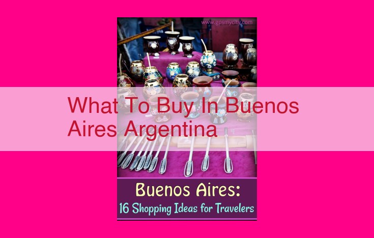 what to buy in buenos aires argentina