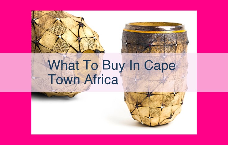 what to buy in cape town africa