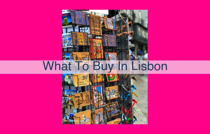 what to buy in lisbon