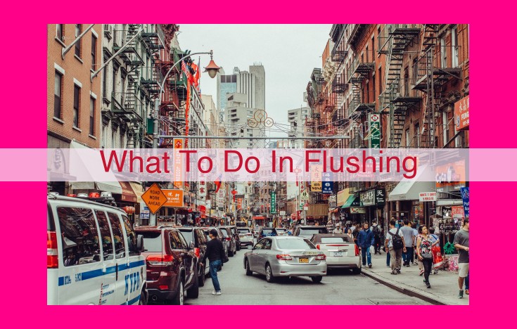 what to do in flushing