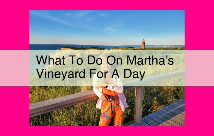 what to do on martha's vineyard for a day