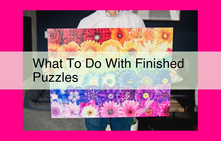 what to do with finished puzzles