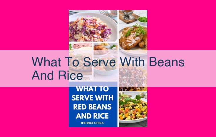 what to serve with beans and rice