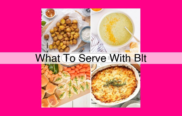 what to serve with blt