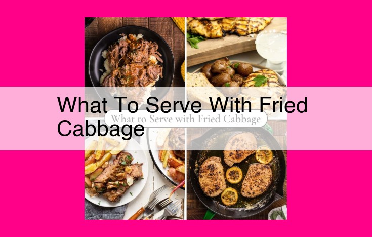 what to serve with fried cabbage