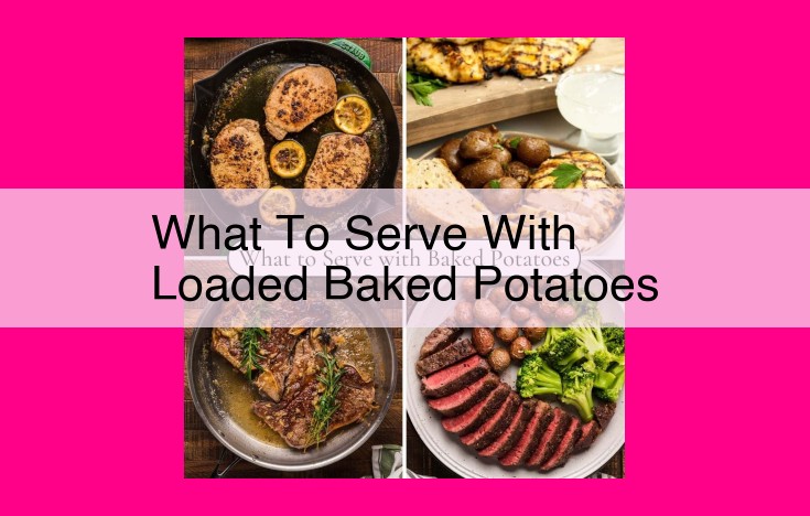 what to serve with loaded baked potatoes