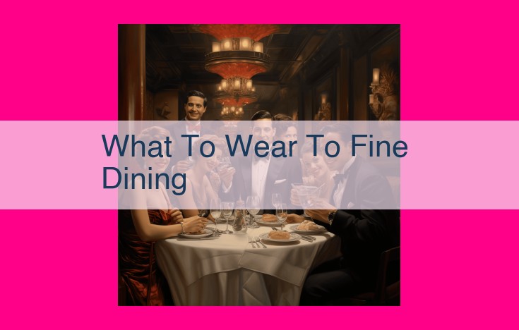 what to wear to fine dining