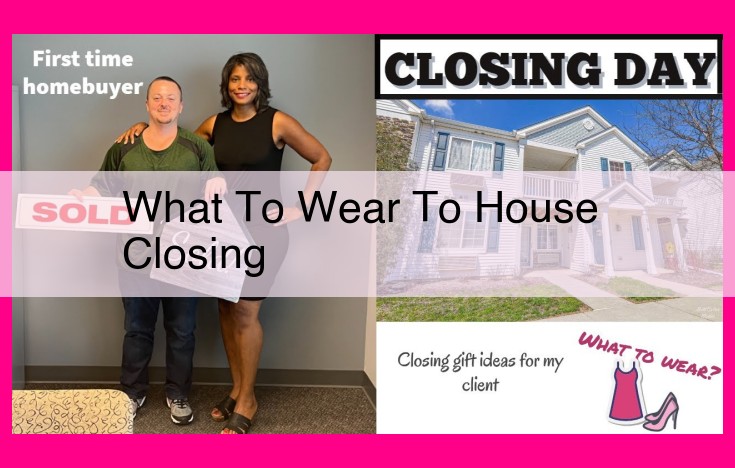 what to wear to house closing