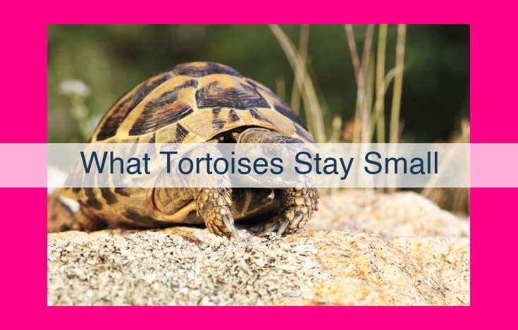 what tortoises stay small