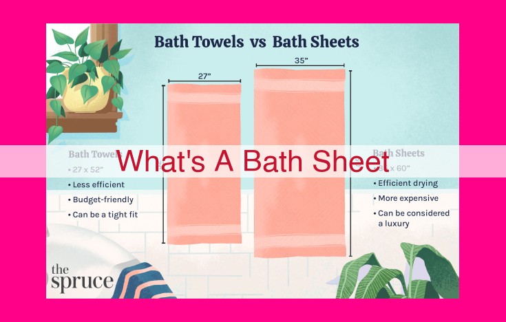 what's a bath sheet