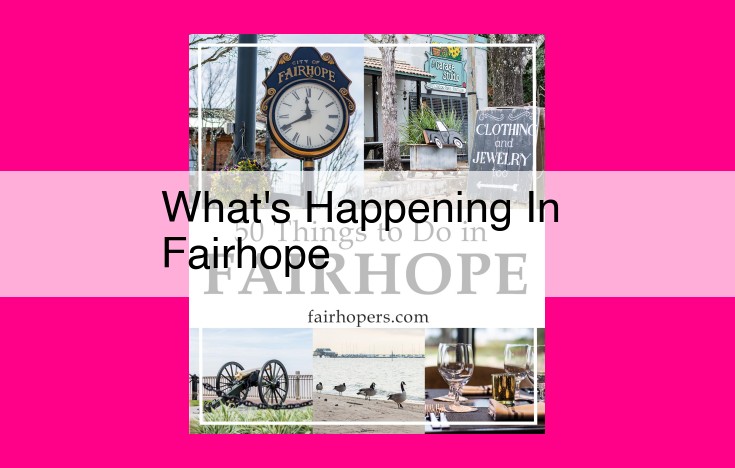 what's happening in fairhope