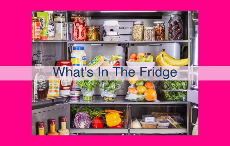 what's in the fridge